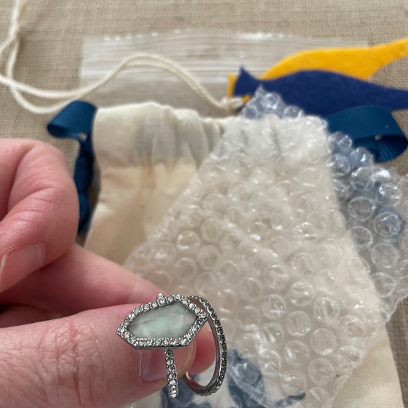 Chloe + Isabel Modern Mosaic Stackable Rings - Picture 6 of 8